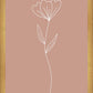 Minimalist Flower Pink