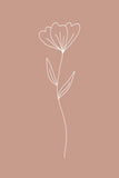 Minimalist Flower Pink