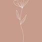 Minimalist Flower Pink