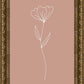Minimalist Flower Pink