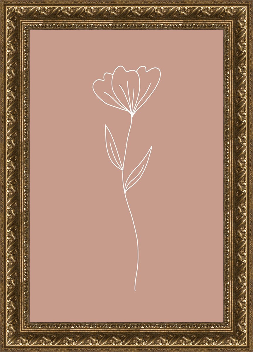 Minimalist Flower Pink