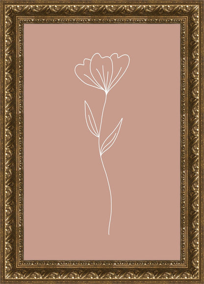 Minimalist Flower Pink