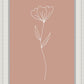 Minimalist Flower Pink