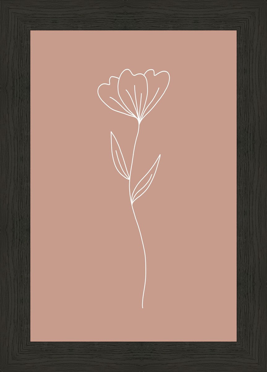 Minimalist Flower Pink