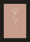 Minimalist Flower Pink