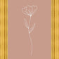 Minimalist Flower Pink