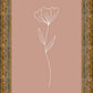 Minimalist Flower Pink