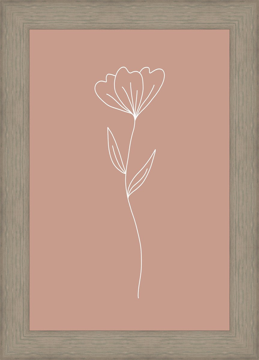 Minimalist Flower Pink