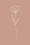 Minimalist Flower Pink