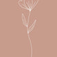 Minimalist Flower Pink