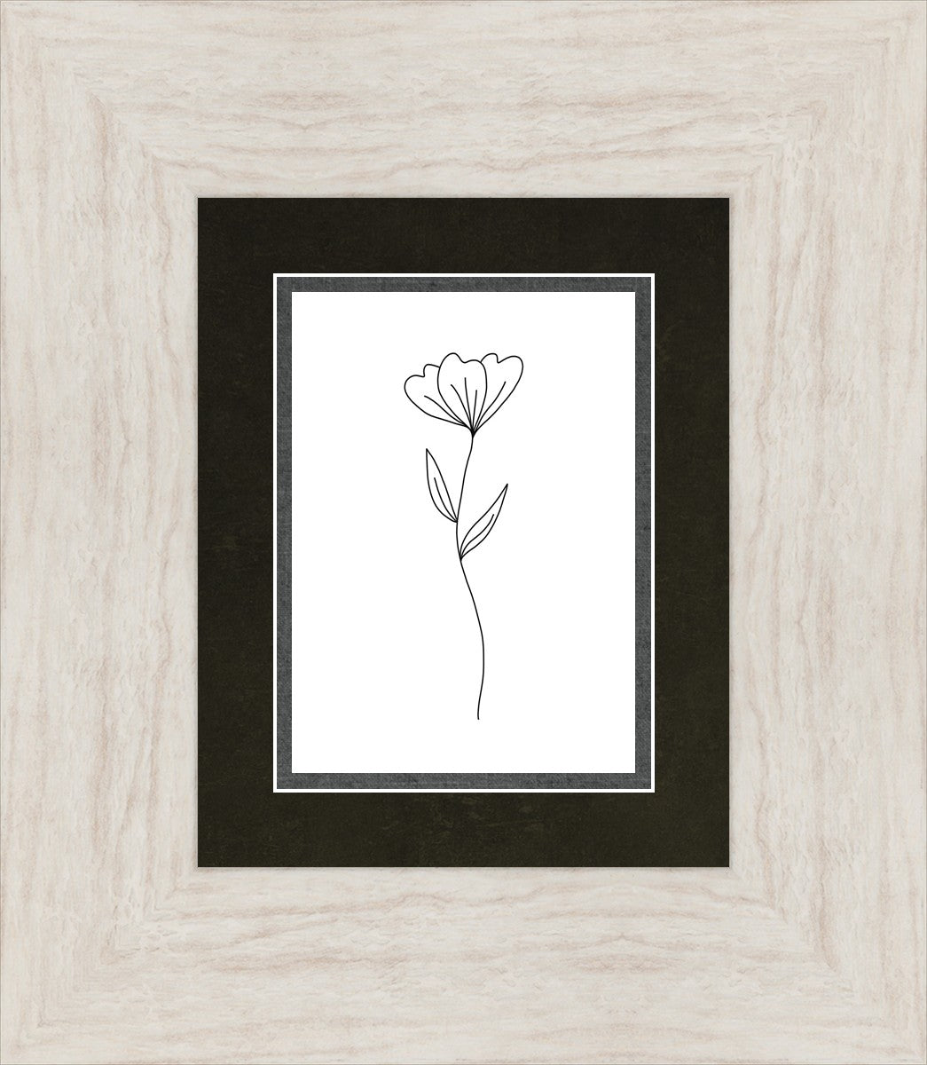 Minimalist Flower White