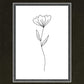 Minimalist Flower White