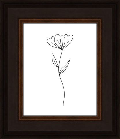 Minimalist Flower White