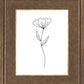 Minimalist Flower White