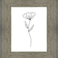Minimalist Flower White