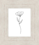 Minimalist Flower White