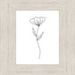 Minimalist Flower White