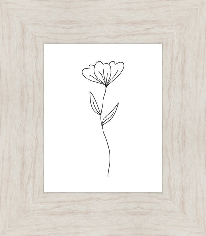 Minimalist Flower White