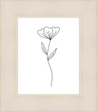 Minimalist Flower White