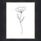 Minimalist Flower White