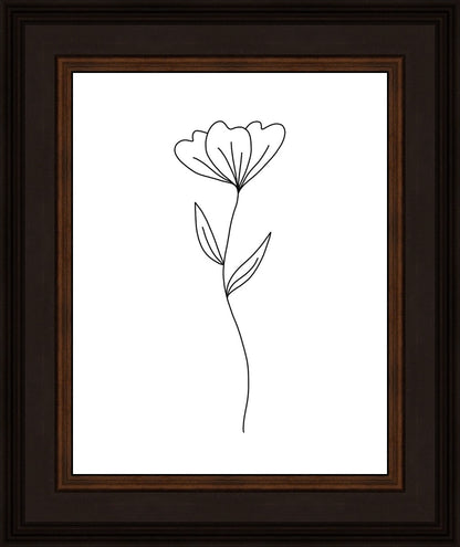 Minimalist Flower White