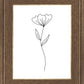 Minimalist Flower White