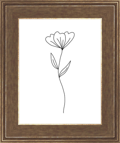 Minimalist Flower White