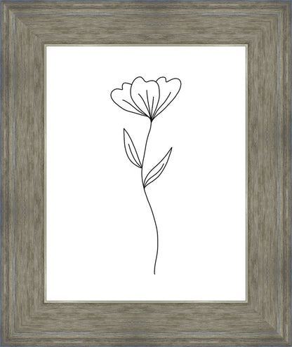 Minimalist Flower White