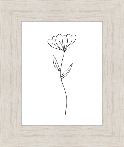 Minimalist Flower White