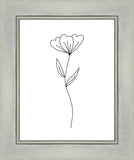 Minimalist Flower White