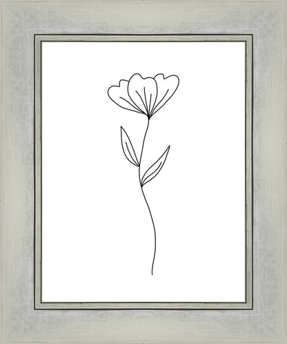 Minimalist Flower White