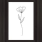 Minimalist Flower White