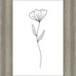 Minimalist Flower White