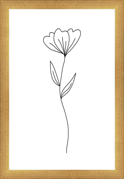 Minimalist Flower White