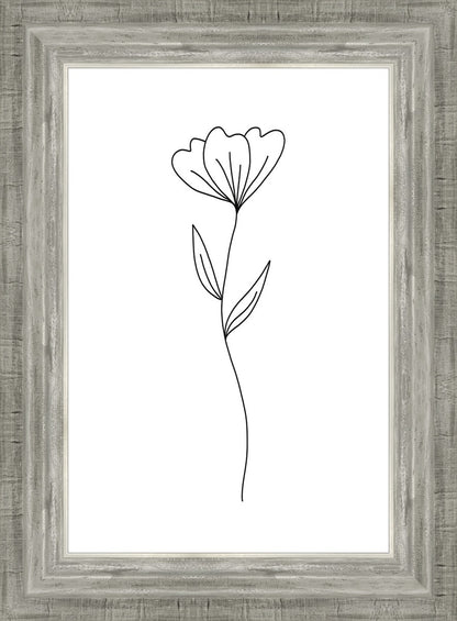 Minimalist Flower White