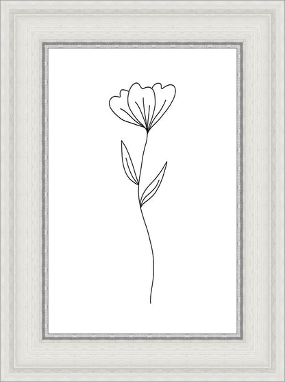Minimalist Flower White