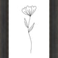 Minimalist Flower White