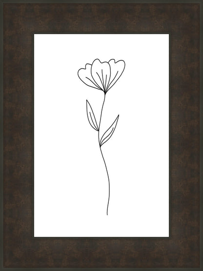 Minimalist Flower White