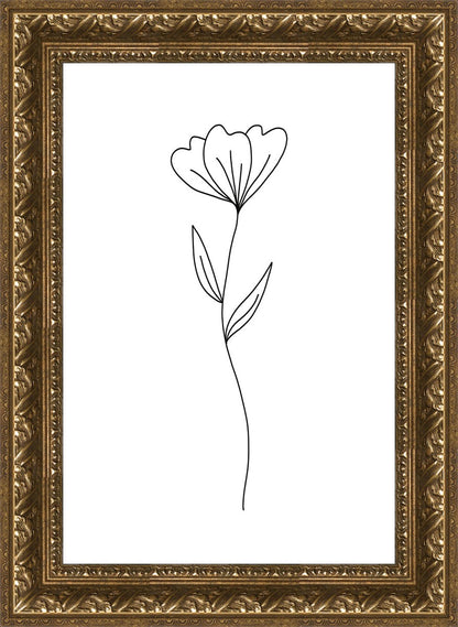 Minimalist Flower White