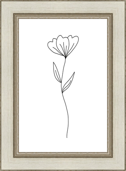 Minimalist Flower White