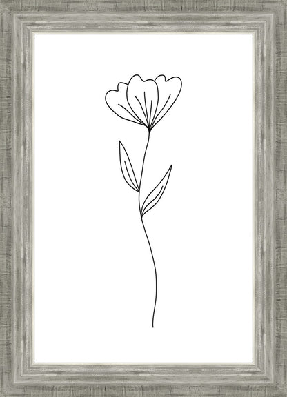 Minimalist Flower White