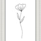 Minimalist Flower White