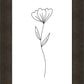 Minimalist Flower White