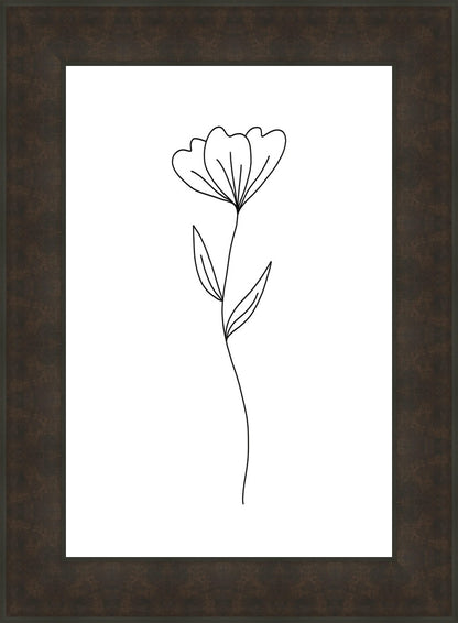 Minimalist Flower White