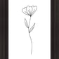 Minimalist Flower White
