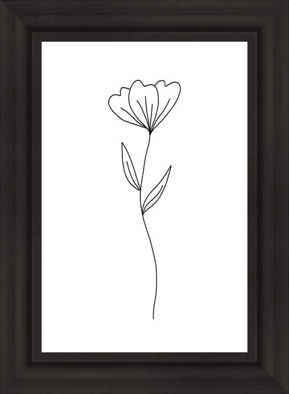 Minimalist Flower White