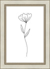 Minimalist Flower White