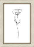 Minimalist Flower White