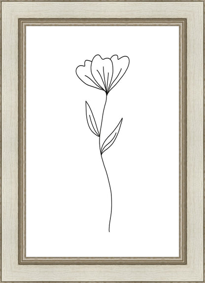 Minimalist Flower White