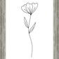 Minimalist Flower White